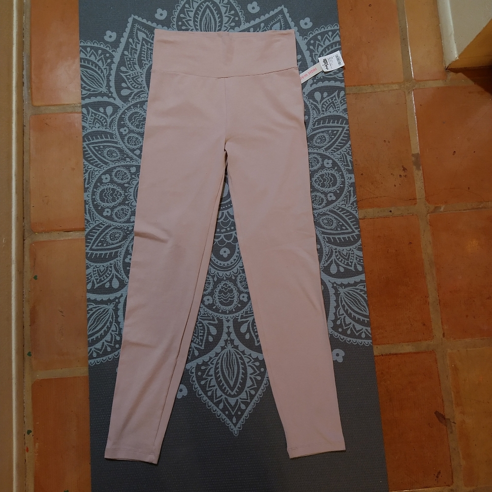Charlotte Russe Light Pink High Waisted Leggings - Picture 3 of 7